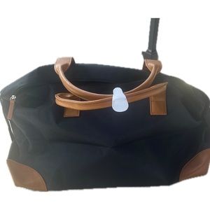 Weekender brand new black nylon bag
